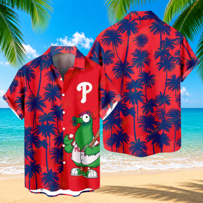 LIMITED EDITION - NEW CUSTOMIZED MLB11 PPS PHILADELPHIA PHILLIES UNISEX HAWAIIAN SHIRT