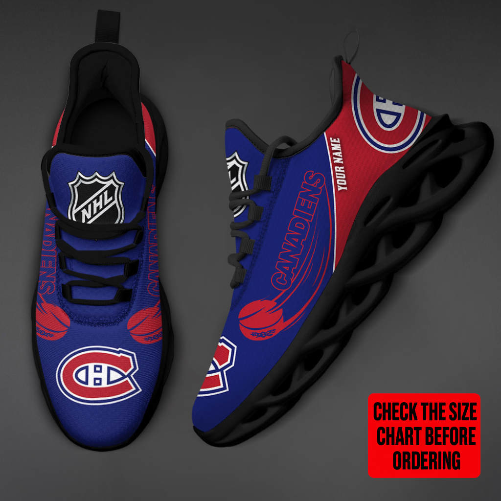 LIMITED EDITION - NEW CUSTOMIZED NHL11 MCD MONTREAL CANADIENS CLUNKY SNEAKERS