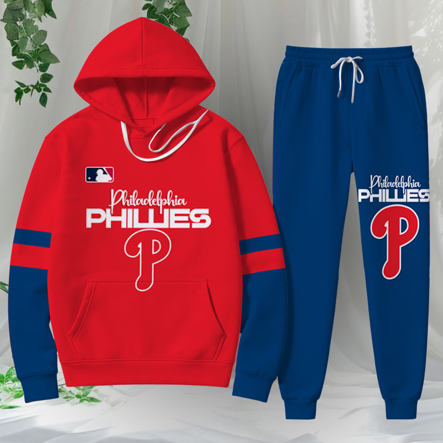 LIMITED EDITION - NEW CUSTOMIZED MLB11 PPS PHILADELPHIA PHILLIES HOODIE & SWEATPANTS SET