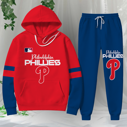 LIMITED EDITION - NEW CUSTOMIZED MLB11 PPS PHILADELPHIA PHILLIES HOODIE & SWEATPANTS SET