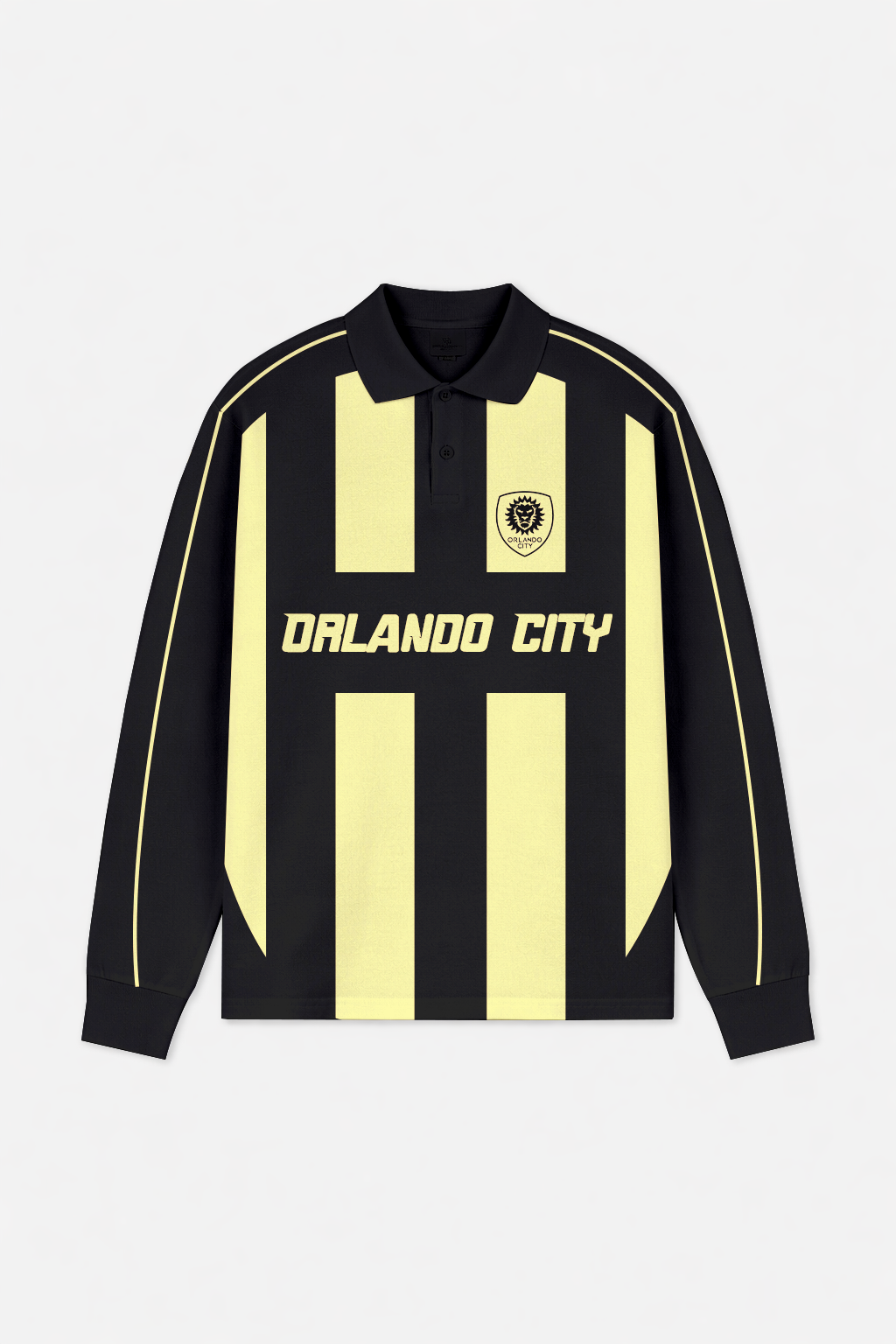 LIMITED EDITION - NEW CUSTOMIZED MLS11 OCS ORLD CITY SC LONG SLEEVE POLO