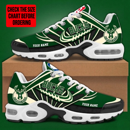 [HOT DEAL] NEW CUSTOMIZED NBA11 MBU MILWAUKEE BUCKS AIR MAX PLUS SNEAKERS