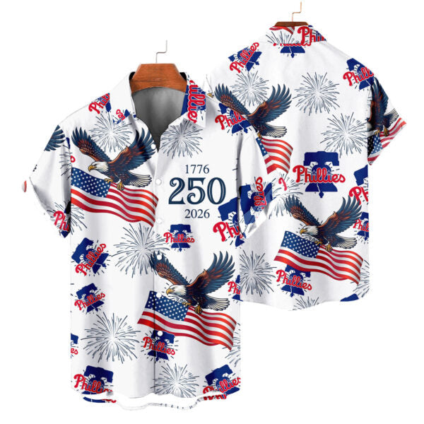 LIMITED EDITION - NEW CUSTOMIZED MLB11 PPS PHILADELPHIA PHILLIES UNISEX HAWAIIAN SHIRT