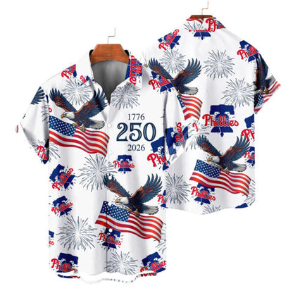 LIMITED EDITION - NEW CUSTOMIZED MLB11 PPS PHILADELPHIA PHILLIES UNISEX HAWAIIAN SHIRT