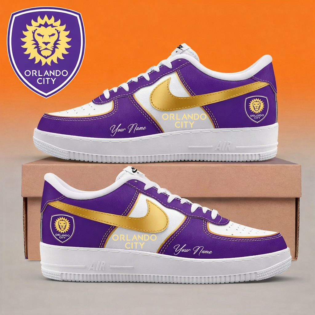 ENDING TODAY - NEW CUSTOMIZED MLS11 OCS ORLD CITY SC AF1 SNEAKERS