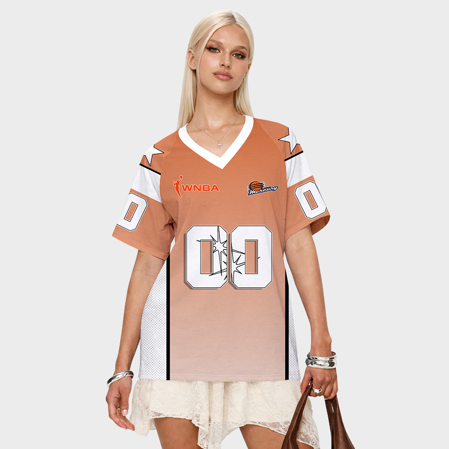 LIMITED EDITION - NEW CUSTOMIZED WNBA11 PNM PH MERCURY V-NECK BASKETBALL JERSEY