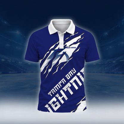 LIMITED EDITION - NEW CUSTOMIZED NHL12 TBL TAMPA BAY LIGHTNING UNISEX T-SHIRT, POLO, HOODIE & SWEASHIRTS