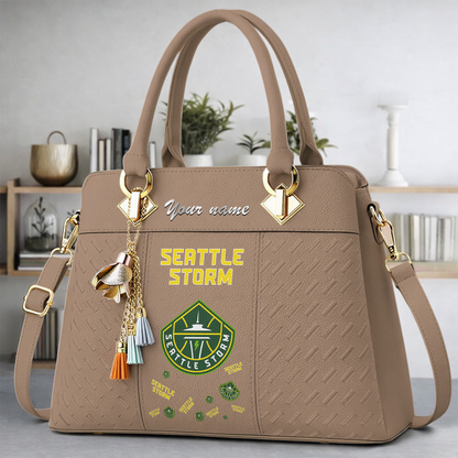 [FAN FAVORITE] NEW CUSTOMIZED WNBA12 STS SEATTLE STORM MULTICOLOR HANDBAG