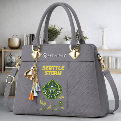 [FAN FAVORITE] NEW CUSTOMIZED WNBA12 STS SEATTLE STORM MULTICOLOR HANDBAG