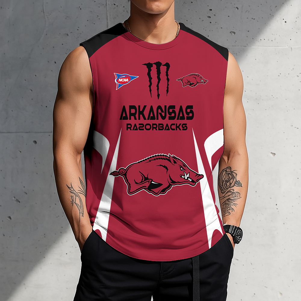 LIMITED DROP - NEW CUSTOMIZED | NCAA FBS12 AKR AK RAZORBACKS MEN'S GYM SHIRT