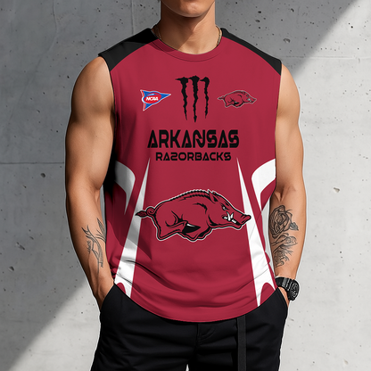LIMITED DROP - NEW CUSTOMIZED | NCAA FBS12 AKR AK RAZORBACKS MEN'S GYM SHIRT