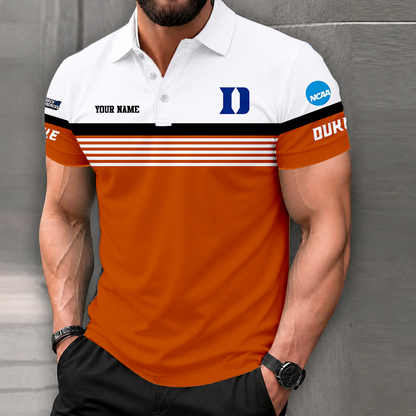 LIMITED EDITION - NEW CUSTOMIZED NCAA MAM12 DLD DUKE BLUE DEVILS POLO SHIRT