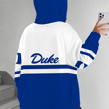 [FAN FAVORITE] NEW CUSTOMIZED NCAA MAM12 DLD DUKE BLUE DEVILS STRAPPY ZIP HOODIE