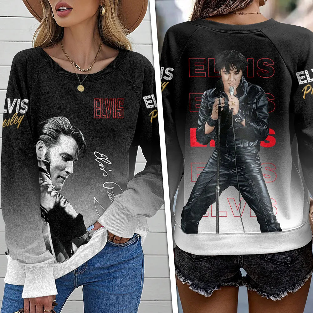 [FAN FAVORITE] NEW CUSTOMIZED ELVIS PRESLEY UNISEX SWEATSHIRT
