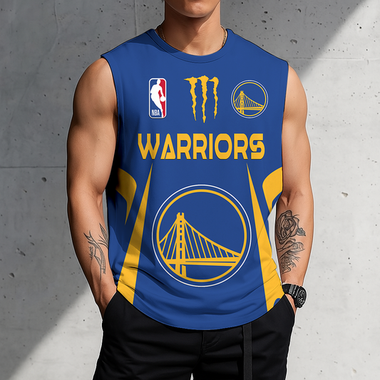 LIMITED EDITION - NEW CUSTOMIZED NBA12 GSW GOLDEN STATE WARRIORS MEN'S GYM SHIRT