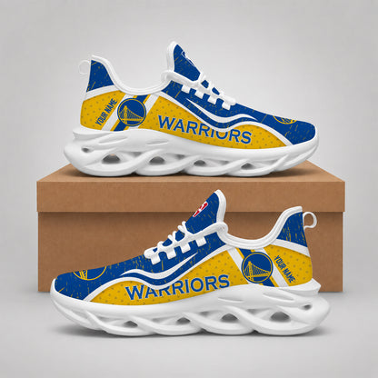 LIMITED EDITION - NEW CUSTOMIZED NBA12 GSW GOLDEN STATE WARRIORS MAX SOUL SHOES