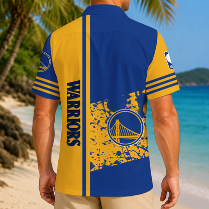 LIMITED EDITION - NEW CUSTOMIZED NBA12 GSW GOLDEN STATE WARRIORS UNISEX HAWAIIAN SHIRT