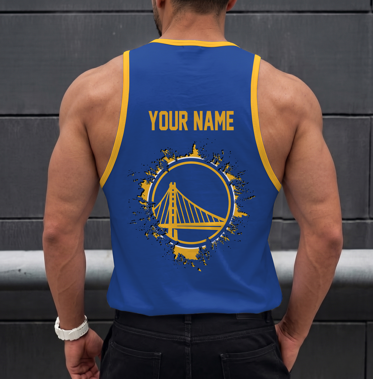 ELITE EDITION - NEW CUSTOMIZED NBA12 GSW GOLDEN STATE WARRIORS UNISEX TANK TOP