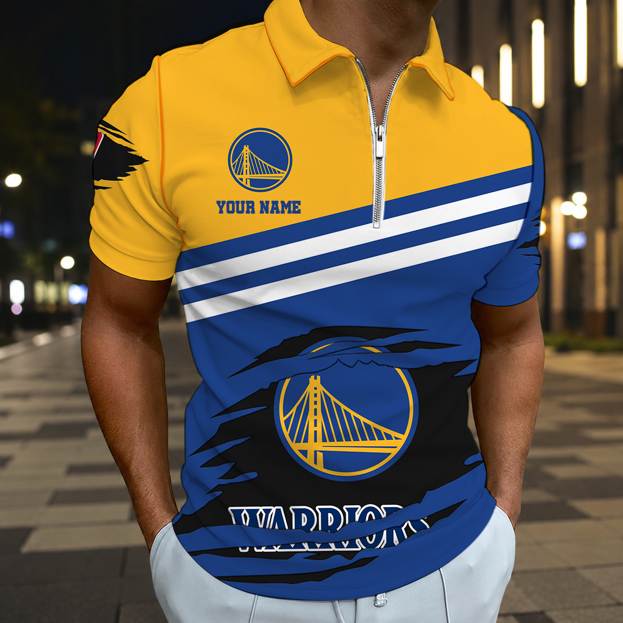 LIMITED EDITION - NEW CUSTOMIZED NBA12 GSW GOLDEN STATE WARRIORS T-SHIRT, POLO SHIRT, ZIP POLO SHIRT, SWEATSHIRT, HOODIE & ZIP HOODIE