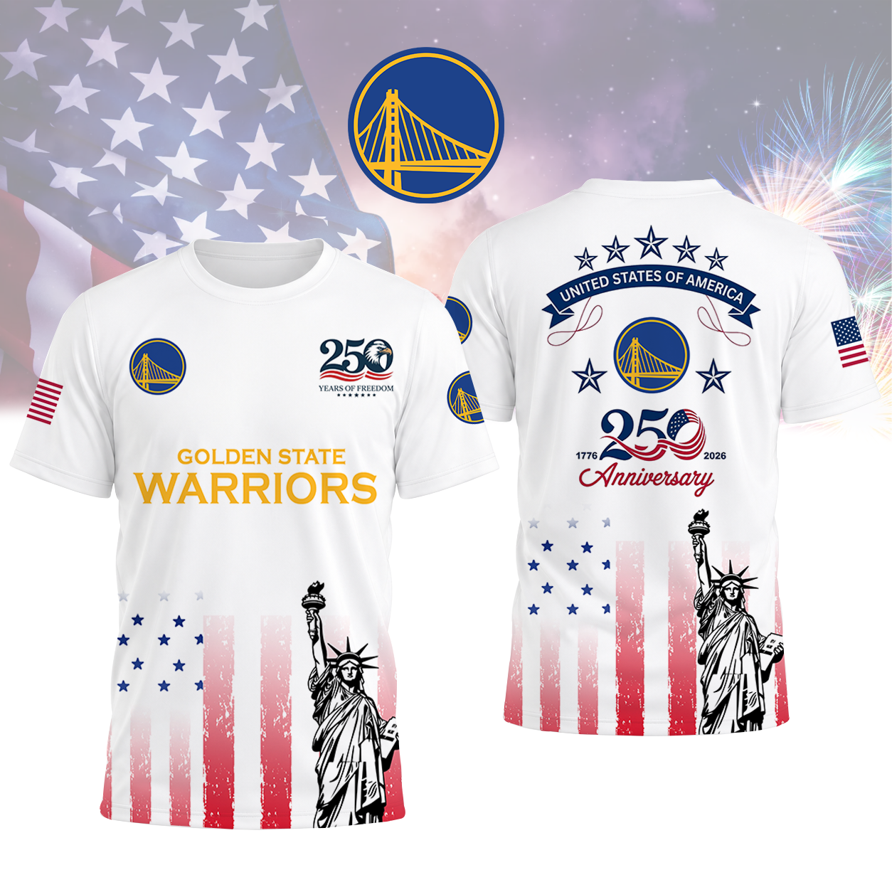 LIMITED EDITION - NEW CUSTOMIZED NBA12 GSW GOLDEN STATE WARRIORS T-SHIRT, POLO SHIRT, ZIP POLO SHIRT, SWEATSHIRT, HOODIE & ZIP HOODIE