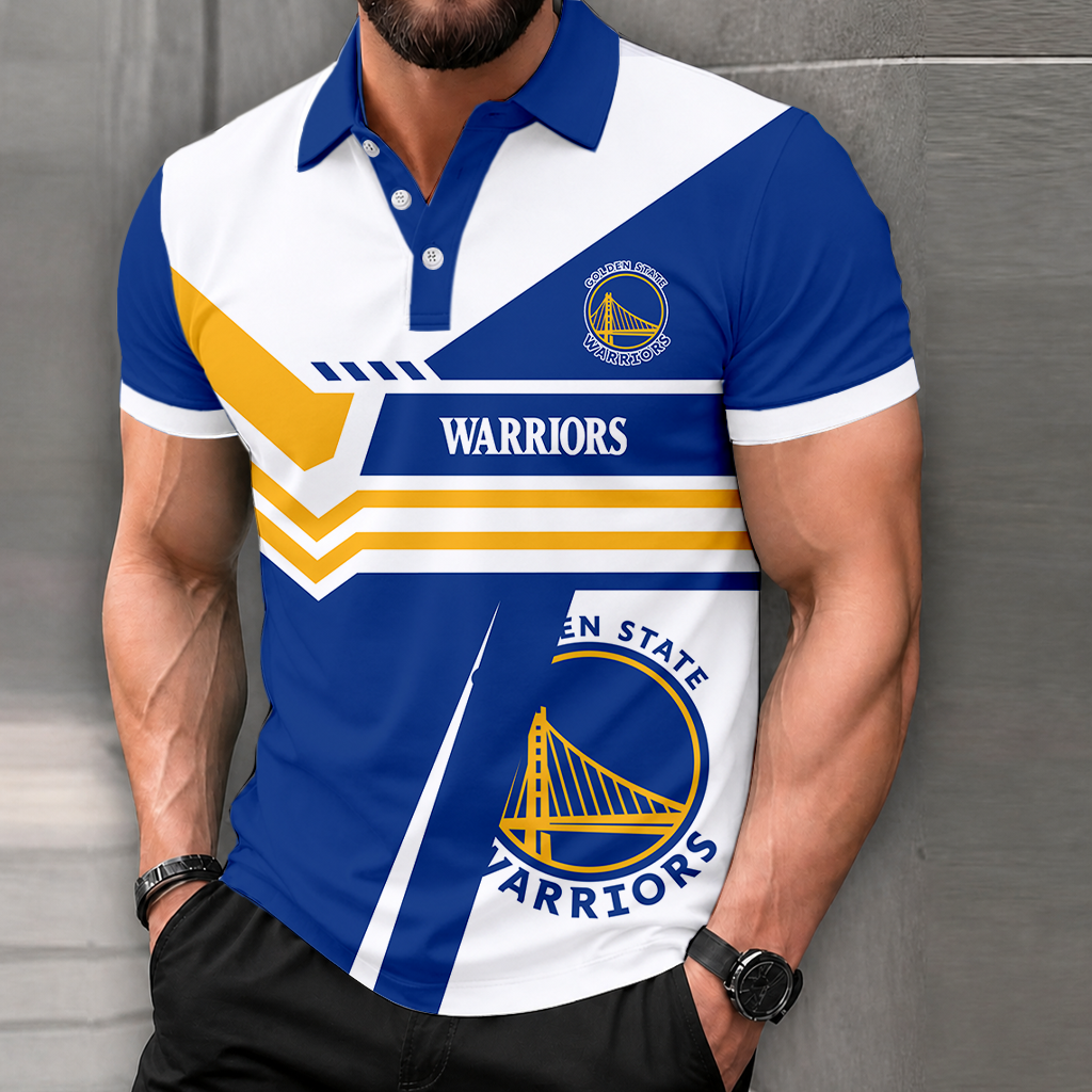 LIMITED EDITION - NEW CUSTOMIZED NBA12 GSW GOLDEN STATE WARRIORS POLO SHIRT, ZIP POLO SHIRT & T-SHIRTS