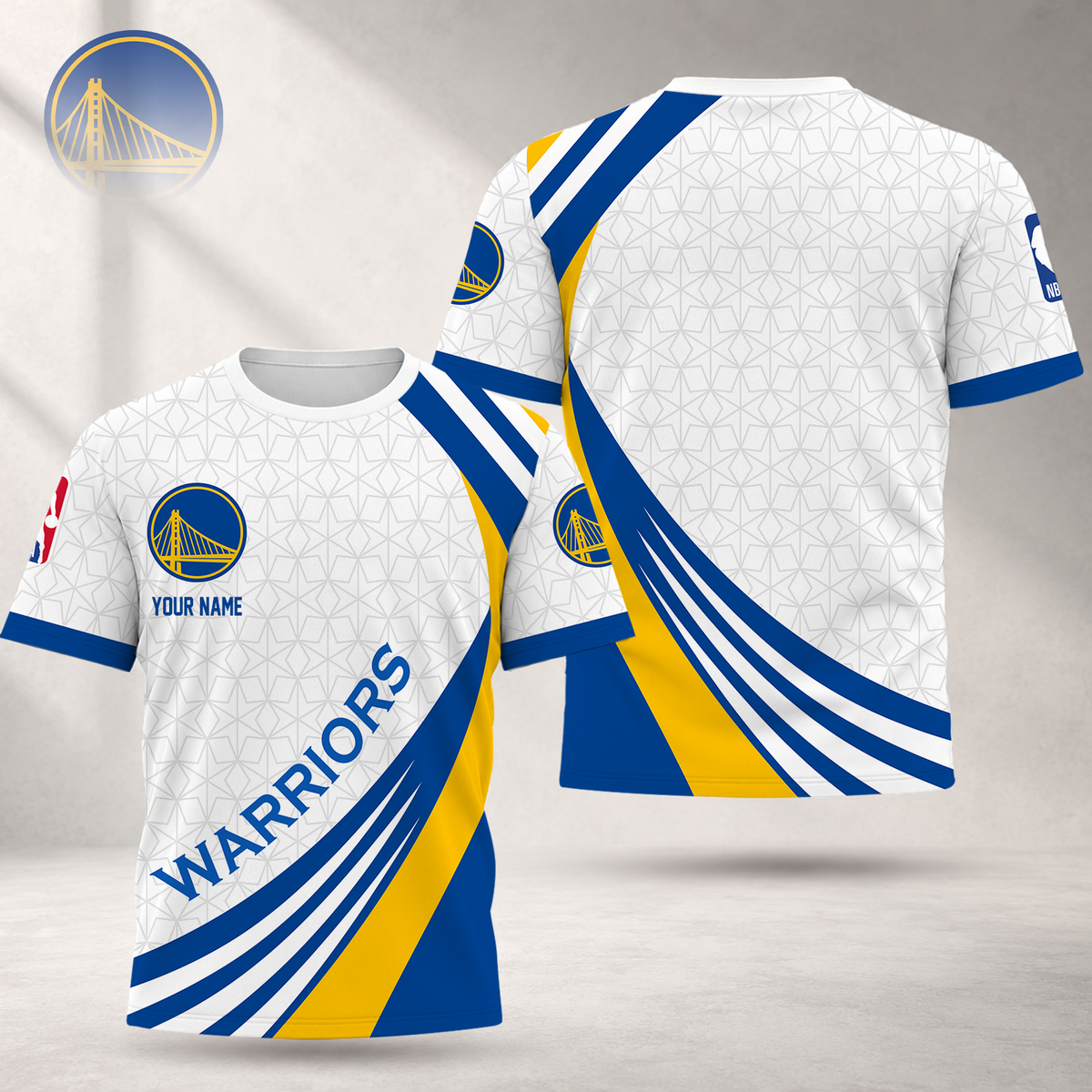 LIMITED EDITION - NEW CUSTOMIZED NBA12 GSW GOLDEN STATE WARRIORS T-SHIRT, POLO SHIRT, ZIP POLO SHIRT, SWEATSHIRT, HOODIE & ZIP HOODIE