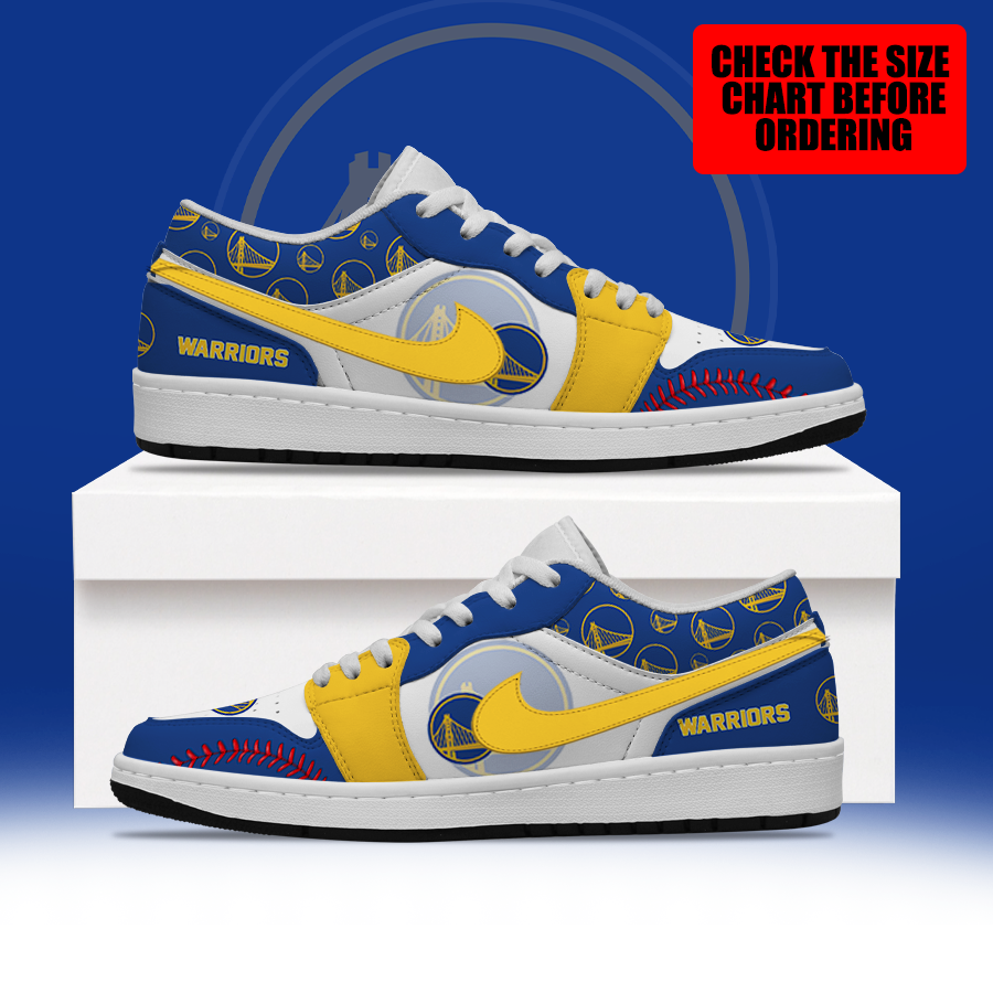 [HOT DEAL] NEW CUSTOMIZED NBA12 GSW GOLDEN STATE WARRIORS AIR JORDAN LOW SHOES