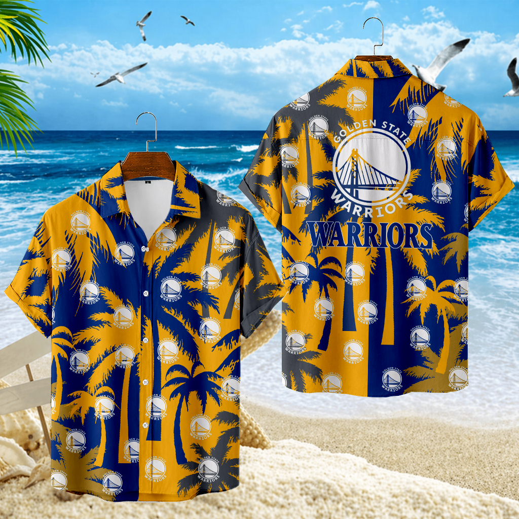 LIMITED EDITION - NEW CUSTOMIZED NBA12 GSW GOLDEN STATE WARRIORS UNISEX HAWAIIAN SHIRT