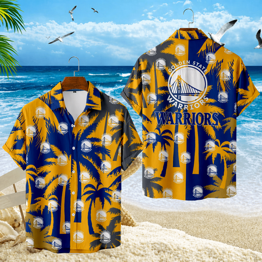 LIMITED EDITION - NEW CUSTOMIZED NBA12 GSW GOLDEN STATE WARRIORS UNISEX HAWAIIAN SHIRT