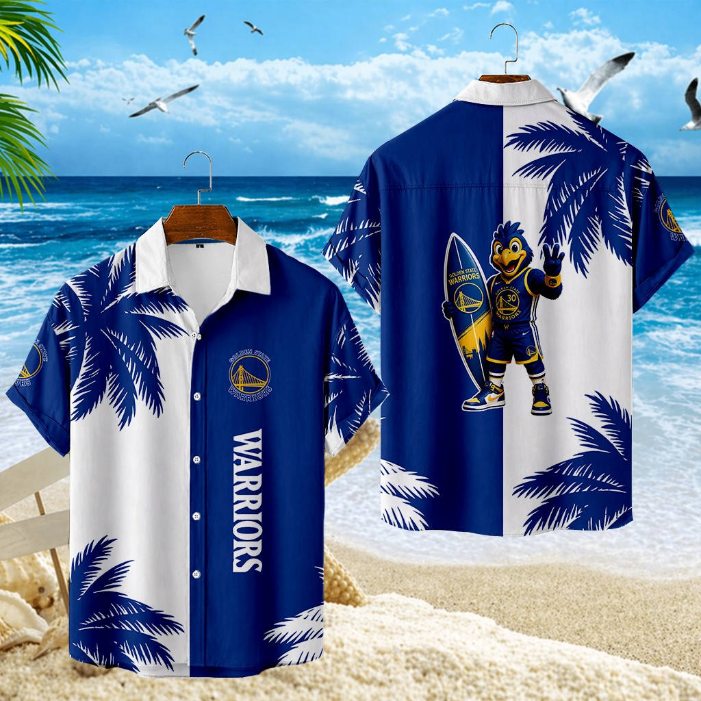 LIMITED EDITION - NEW CUSTOMIZED NBA12 GSW GOLDEN STATE WARRIORS UNISEX HAWAIIAN SHIRT