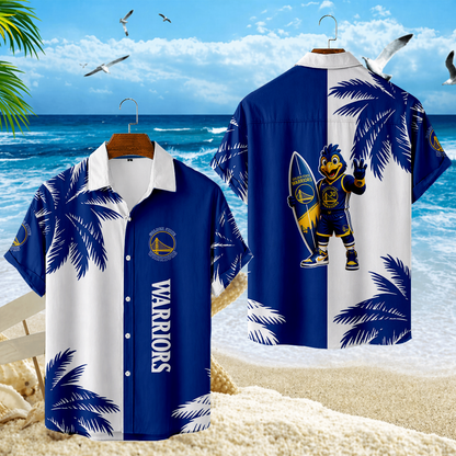 LIMITED EDITION - NEW CUSTOMIZED NBA12 GSW GOLDEN STATE WARRIORS UNISEX HAWAIIAN SHIRT