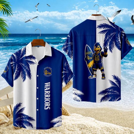 LIMITED EDITION - NEW CUSTOMIZED NBA12 GSW GOLDEN STATE WARRIORS UNISEX HAWAIIAN SHIRT