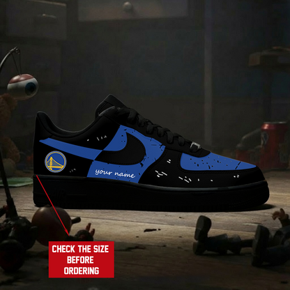 [HOT DEAL] NEW CUSTOMIZED NBA12 GSW GOLDEN STATE WARRIORS AF1 SHOES