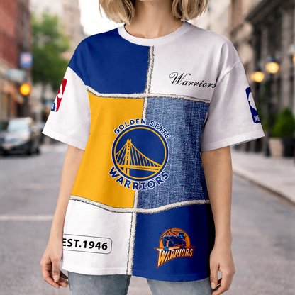 LIMITED EDITION - NEW CUSTOMIZED NBA12 GSW GOLDEN STATE WARRIORS UNISEX T-SHIRT, POLO, HOODIE & JACKETS