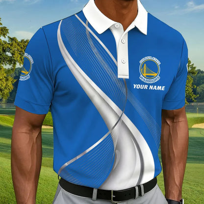 LIMITED EDITION - NEW CUSTOMIZED NBA12 GSW GOLDEN STATE WARRIORS POLO SHIRT, ZIP POLO SHIRT & T-SHIRTS