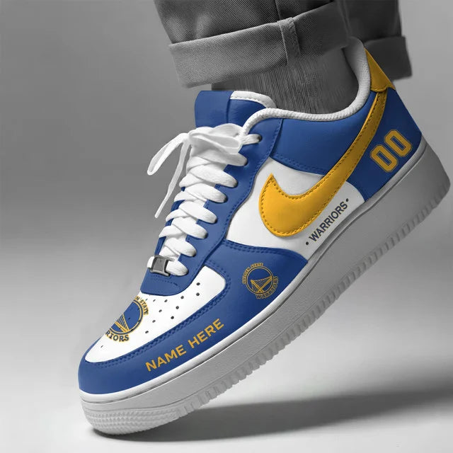 [HOT DEAL] NEW CUSTOMIZED NBA12 GSW GOLDEN STATE WARRIORS AF1 SHOES