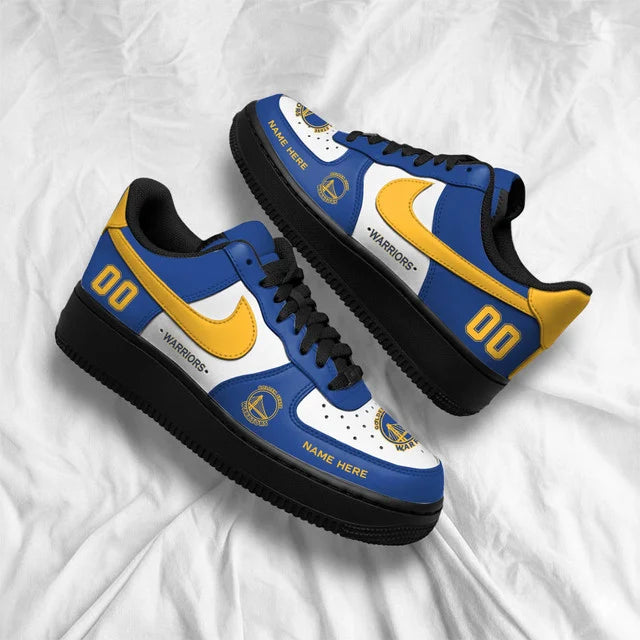 [HOT DEAL] NEW CUSTOMIZED NBA12 GSW GOLDEN STATE WARRIORS AF1 SHOES
