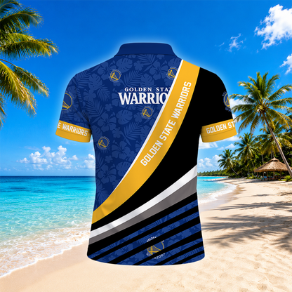 [HOT DEAL] NEW CUSTOMIZED NBA12 GSW GOLDEN STATE WARRIORS POLO SHIRT