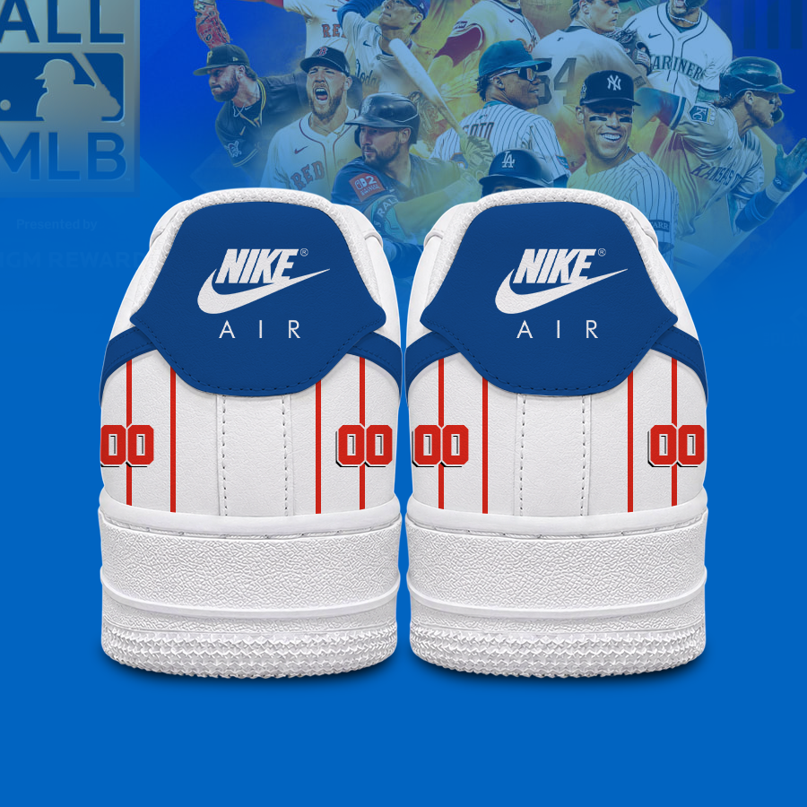 [FLASH SALE] NEW CUSTOMIZED MLB12 TBJ TORONTO BLUE JAYS AF1 SHOES