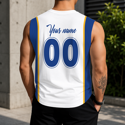 [HOT DEAL] NEW CUSTOMIZED NBA12 GSW GOLDEN STATE WARRIORS TANK TOP
