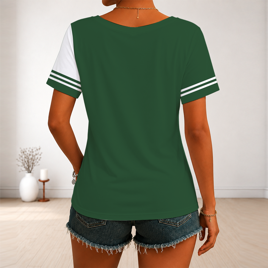 [FAN FAVORITE] NEW CUSTOMIZED WNBA12 STS SEATTLE STORM V-NECK FEMALE SHIRT