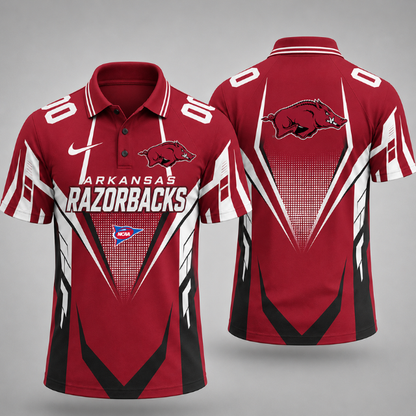 SPECIAL EDITION - NEW CUSTOMIZED NCAA FBS12 AKR ARKANSAS RAZORBACKS POLO SHIRT, ZIP POLO SHIRT, HOODIE, ZIP HOODIE, T-SHIRT & SWEATSHIRT