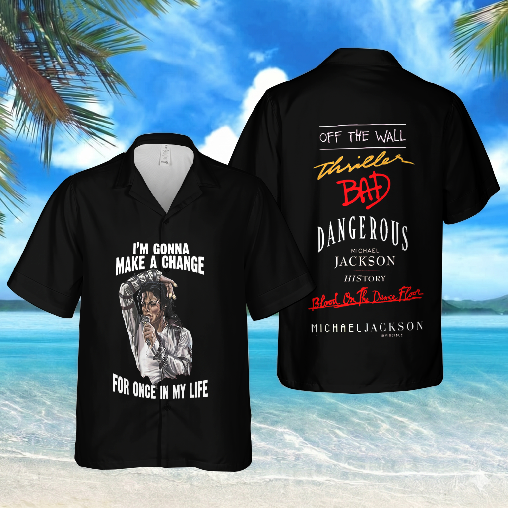 [FAN EXCLUSIVE] NEW CUSTOMIZED MICHAEL JACKSON UNISEX HAWAIIAN SHIRT