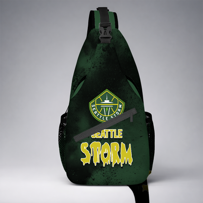 [FAN FAVORITE] NEW CUSTOMIZED WNBA12 STS SEATTLE STORM SLING BAG