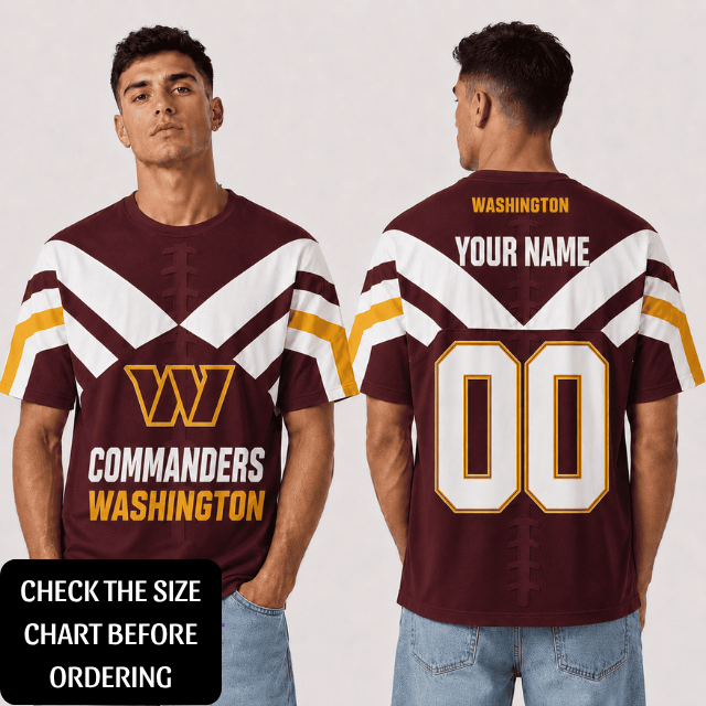 VIRAL EDITION - NEW CUSTOMIZED NFL12 WTC WASHINGTON COMMANDERS T-SHIRT, POLO SHIRT, ZIP POLO SHIRT, HOODIE, ZIP HOODIE & SWEATSHIRT
