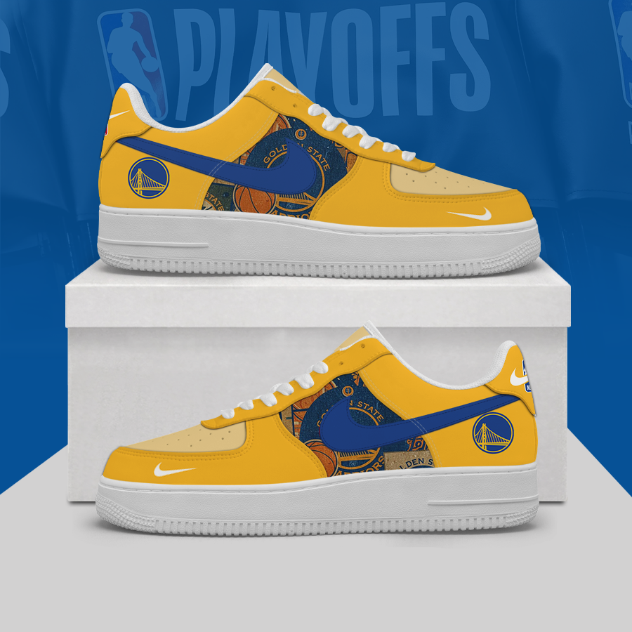[HOT DEAL] NEW CUSTOMIZED NBA12 GSW GOLDEN STATE WARRIORS AF1 SHOES