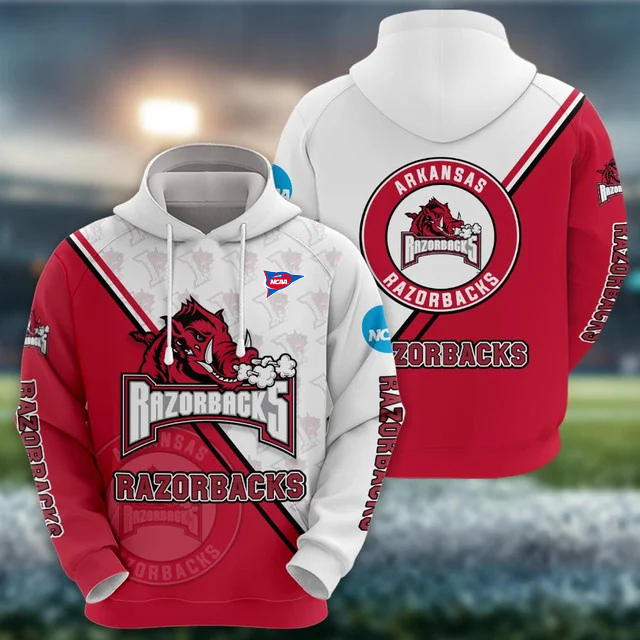 ELITE EDITION - NEW CUSTOMIZED NCAA FBS12 AKR ARKANSAS RAZORBACKS HOODIE, ZIP HOODIE, T-SHIRT, POLO SHIRT, ZIP POLO SHIRT & SWEATSHIRT