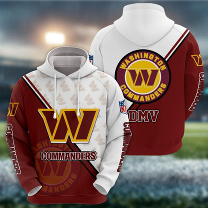 ELITE EDITION - NEW CUSTOMIZED NFL12 WTC WASHINGTON COMMANDERS HOODIE, ZIP HOODIE, T-SHIRT, POLO SHIRT, ZIP POLO SHIRT & SWEATSHIRT