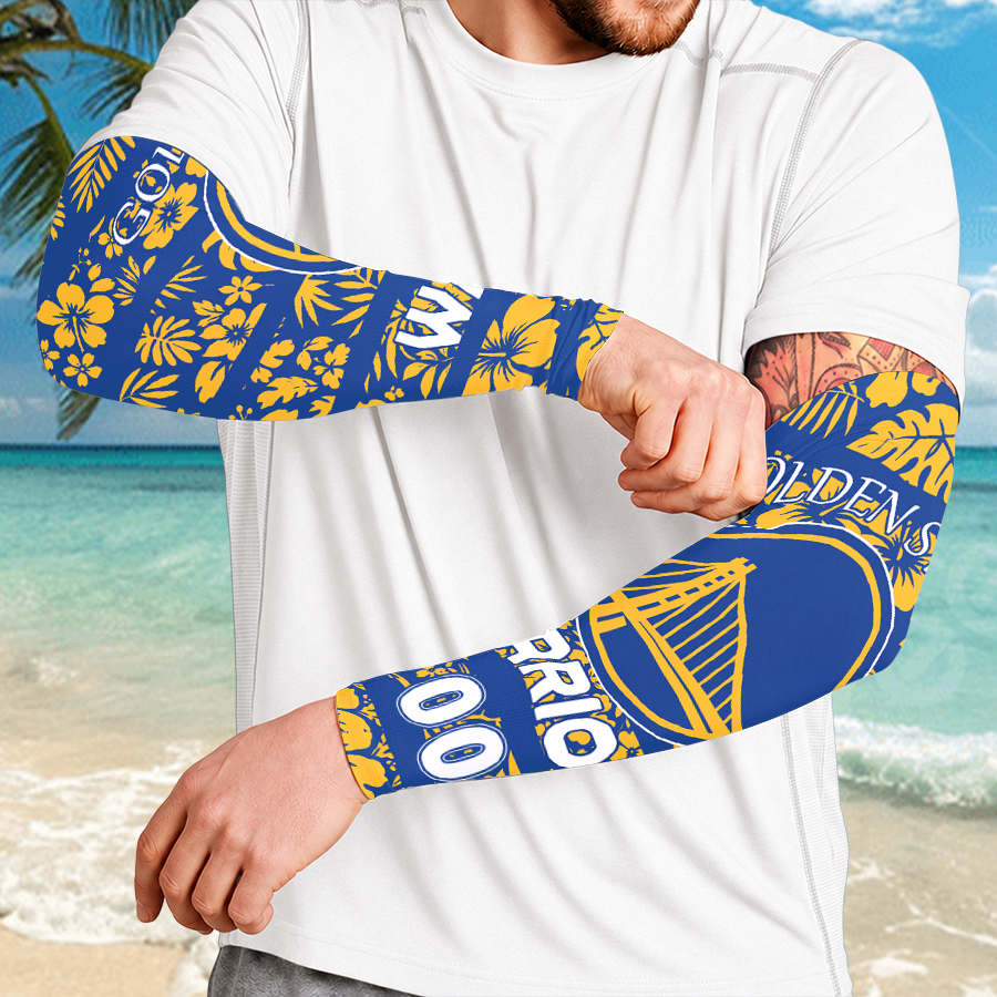 [HOT DEAL] NEW CUSTOMIZED NBA12 GSW GOLDEN STATE WARRIORS SUN ARM SLEEVES