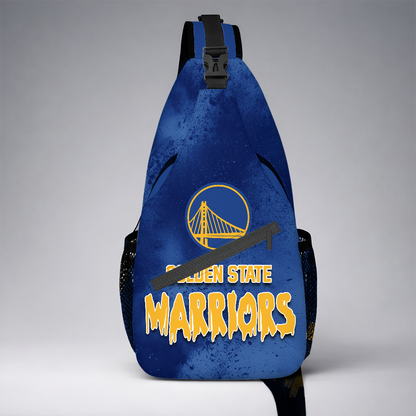 [HOT DEAL]  NEW CUSTOMIZED NBA12 GSW GOLDEN STATE WARRIORS SLING BAG